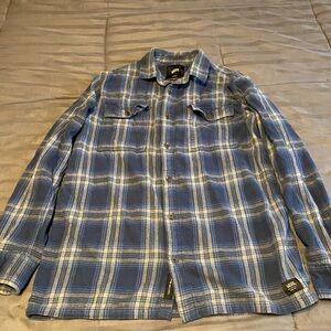 Vans Blue Plaid Men's Jacket